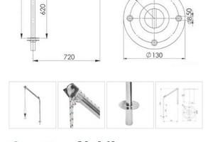 Gruetta acciaio inox per barca