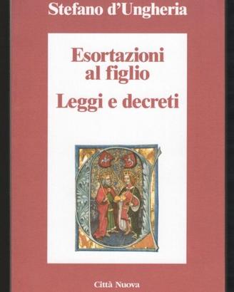 Stefano d'Ungheria: ESORTAZIONI AL FIGLIO e LEGGI