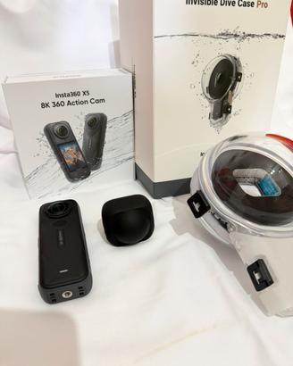 Insta360 X5 + Dive Pro Case + Accessori