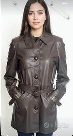 trench donna  in vera pelle 