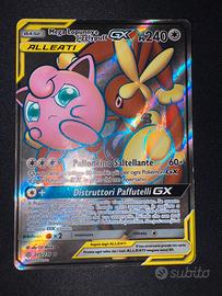 Mega Lopunny & Jigglypuff GX Eclissi Cosmica 225