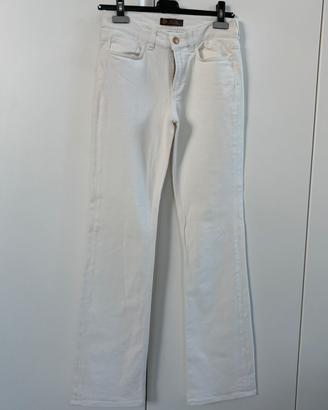 Jeans bianchi Loro Piana donna, taglia  40