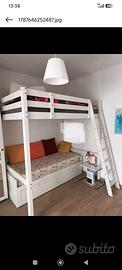 letto a soppalco Ikea Stora 140x200 