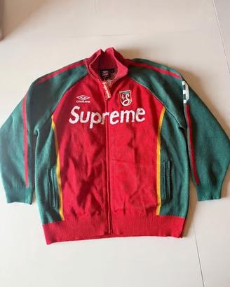 Supreme Umbro Zip Up Sweater Red - taglia M