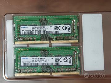 NUOVA RAM DDR4 SAMSUNG PER PORTATILE 16GB