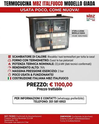 Termostufa a legna
