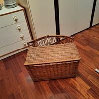    cassapanca in vimini, 