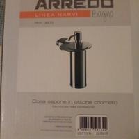 dosa sapone ottone cromato 