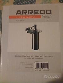 dosa sapone ottone cromato 