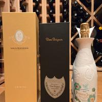 Champagne Cristal + Dom Perignon + Belle Epoque