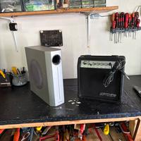 Subwoofer e amplificatore