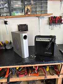 Subwoofer e amplificatore