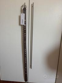 Cintura Dondup Uomo Vera Pelle Testa di Moro 113Cm
