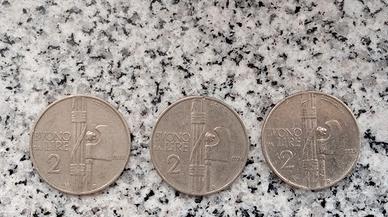 Buono da 2 lire 1925 con altri 1924 1923 Vittorio