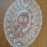 antipastiera in vetro lavorato