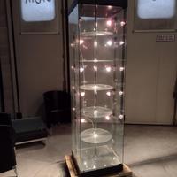 Vetrinetta in vetro per esposizione