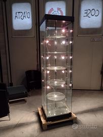 Vetrinetta in vetro per esposizione