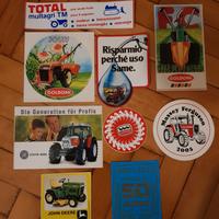 Adesivi trattori same MF steur john deere carraro
