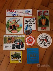 Adesivi trattori same MF steur john deere carraro
