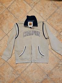 Felpa Champion Zip Vintage/Y2K - Beige