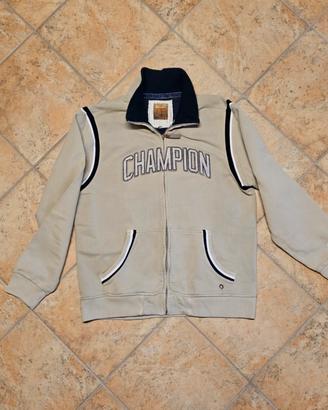 Felpa Champion Zip Vintage/Y2K - Beige