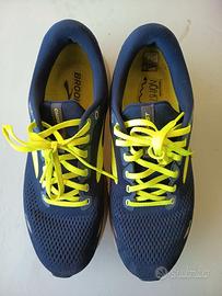 brooks ghost 15 blu e gialle nr 44eur 10usa uomo