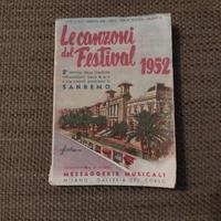 Libriccino Festival della canzone 1952