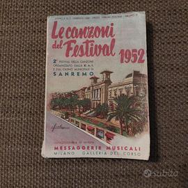 Libriccino Festival della canzone 1952