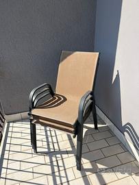 6 sedie da giardino 15E al pz
