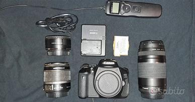 Kit Canon EOS 600D Completo – 2 Obiettivi + Macro