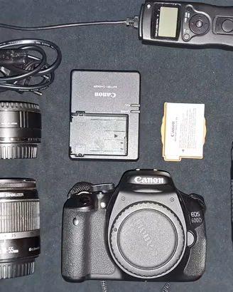 Kit Canon EOS 600D Completo – 2 Obiettivi + Macro