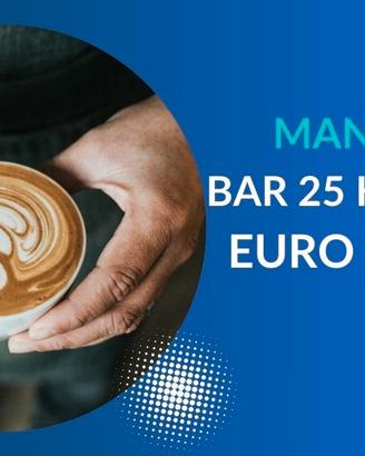 Bar 25 kg caffè settimana