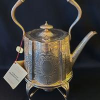 Samovar vecchio Sheffield inglese