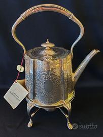 Samovar vecchio Sheffield inglese