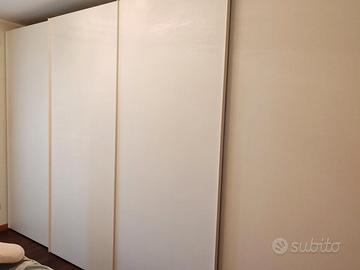 armadio bianco 4 metri
