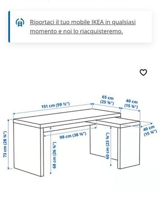 Scrivania ikea