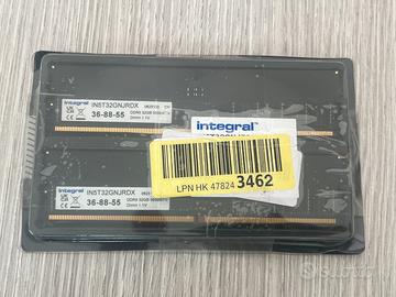 Integral 64GB Kit (2x 32GB ) DDR5 RAM 5600MHz