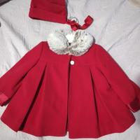 Cappotto invernale natalizio per bambina