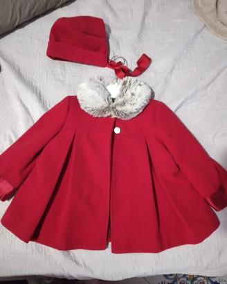 Cappotto invernale natalizio per bambina