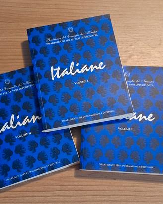 Italiane - collana di 3 libre nuovi