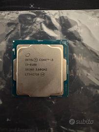 Processore Intel Core I3-8100
