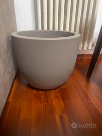 Coprivaso grigio 38cm diametro