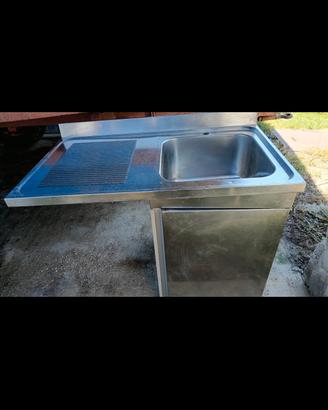 lavello in acciaio inox
