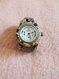Orologio al quarzo originale Glam Rock in pitone