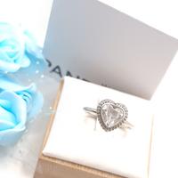 Anello originale pandora cuore grande taglia 50 