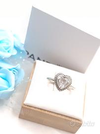 Anello originale pandora cuore grande taglia 50 