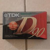 Audiocassetta TDK D90 IECI/Type I