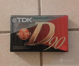 Audiocassetta TDK D90 IECI/Type I