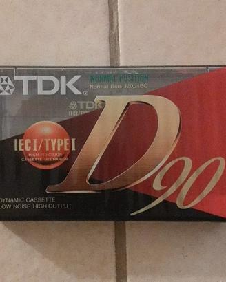 Audiocassetta TDK D90 IECI/Type I