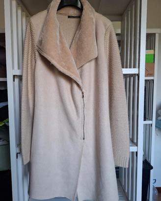 Cardigan in ecopelo